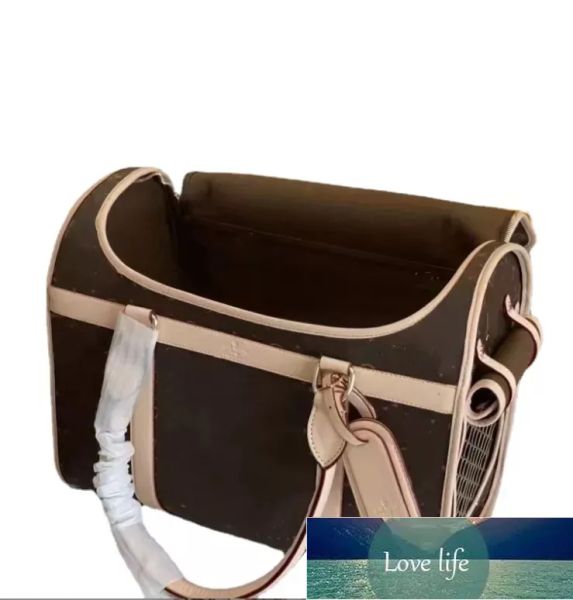 Dog Carrier Quality Breathable Designer Pet Supplies Pu Leather Dogs Carriers Fashionable Pets Portable Backpacks