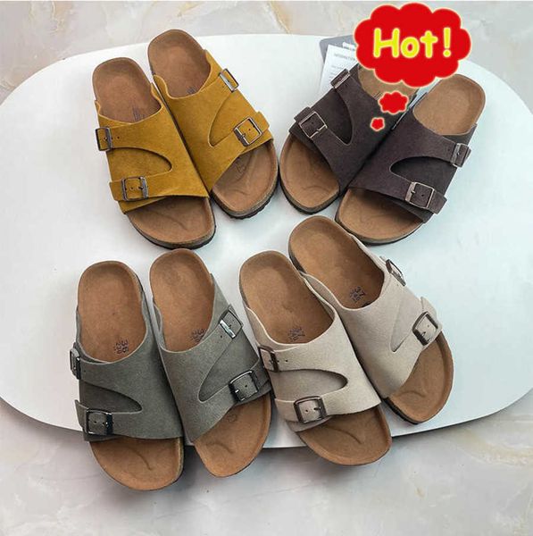 

slippers 2023 birks clogs cork designer women sandals arizona soft footbed gizeh slippers caliente verano flip flops hombres mujeres beach s, Black