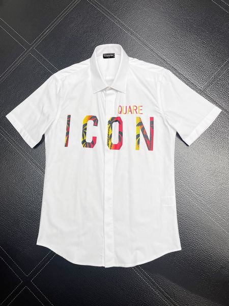 

dsq phantom turtle shirts mens designer shirts brand clothing men short sleeve dress shirt hip hop style cotton 841790, White;black
