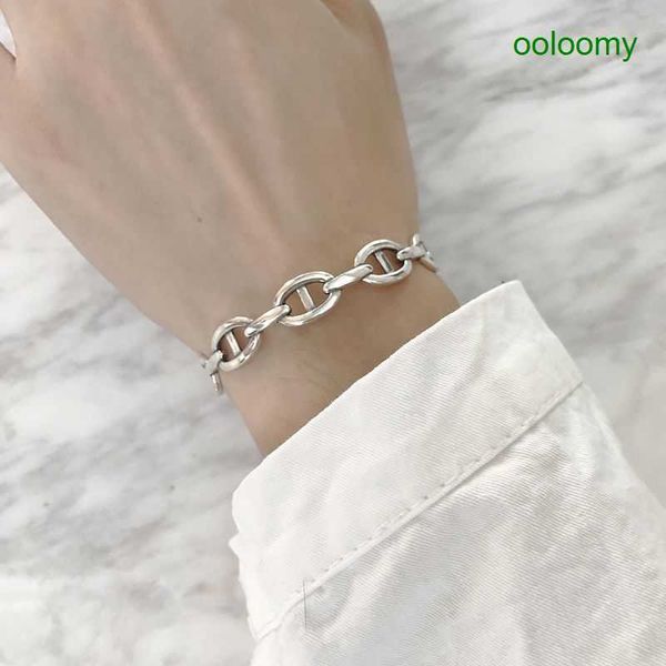 

hemres designer bracelet special counter pig nose bracelet jewelry does not fade go out of style pairs well good quality, Black