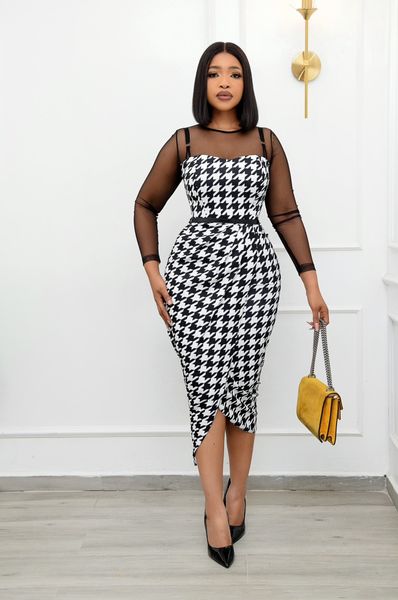 

casual dresses women's style summer fashion v-neck over-the-knee skirt belt slim temperament elegant ladies dress 230422, Black;gray