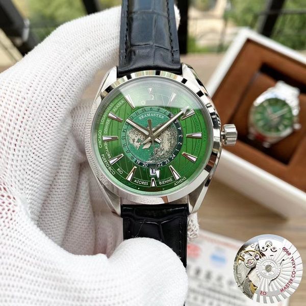 

omg26 brand watch fashion luxury men's watch new mechanical watch men's leather classic high-quality watch, Slivery;golden