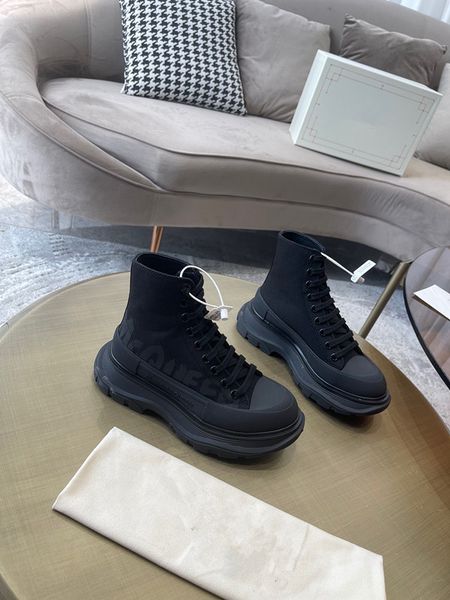 

2023 designer boots luxury casual shoes calfskin shoe womens platform sneakers designers 0418, Black