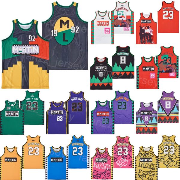 

basketball moive martin payne jersey 23 marty mar lawrence authentic 90's tv show series i am the man 1992 rest in peace tommy open cre, Black