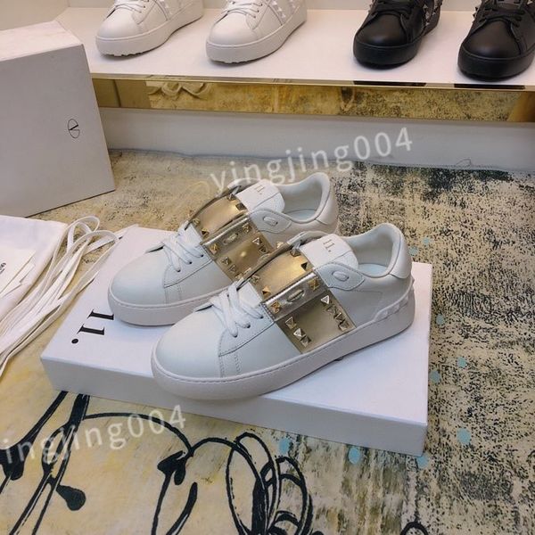 

new mens womens boots sneaker fashion casual shoes leather shoe walking mens sports trainers sneakers, Black