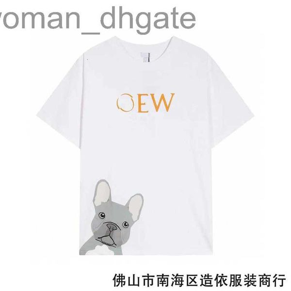 

men's t-shirts designer 23 spring/summer new cartoon dog letter printing round neck short sleeve couple style i8wg i8wg, White;black