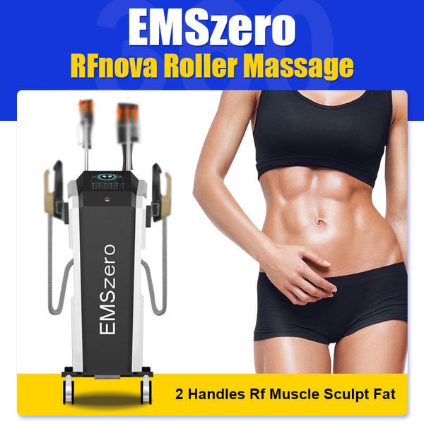 

2023 emszero 2 in 1 roller massage machine emslim building muscle stimulator 4 handles rf body weight loss ems muscle sculpt 13 tesla hiemt