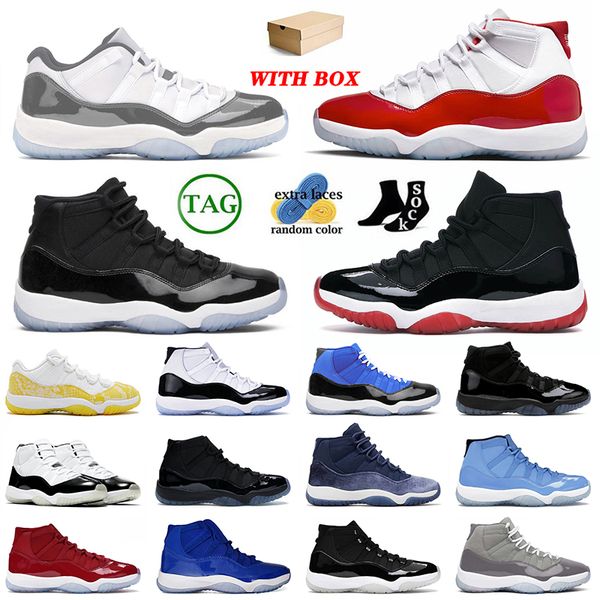 

jumpman 11 cement grey basketball shoes 11s og cherry space jam bred high concord tour yellow snakeskin black blue gamma dmp midngith navy m