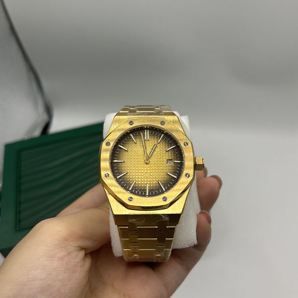 

designer mens watch 41mm luxury watch automatic watch womens watch movement watch gold dial 904L stainless steel strap fashion sports watch dhgate watch