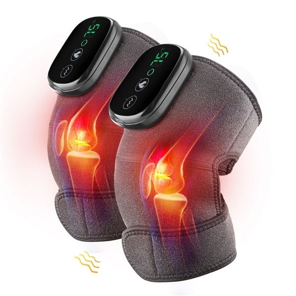 

leg massagers electric heating vibration knee massage shoulder brace support belt therapy arthritis joint injury pain relief rehabilitation