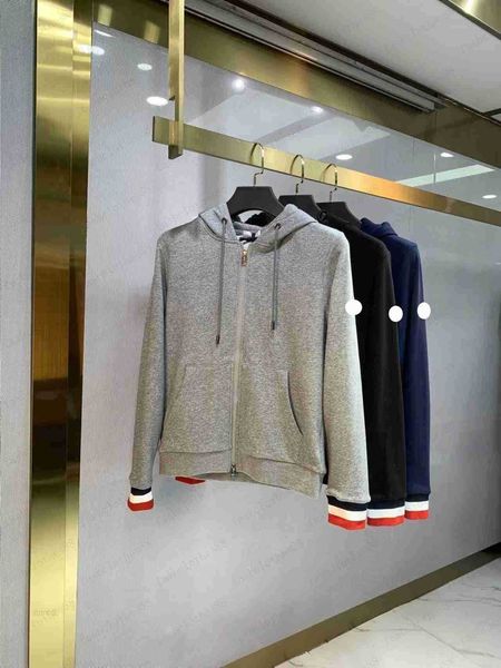 

france 2023 designer mens hoodies fashion brand women luxury armband hooded sweatshirt casual street hoodie, Black