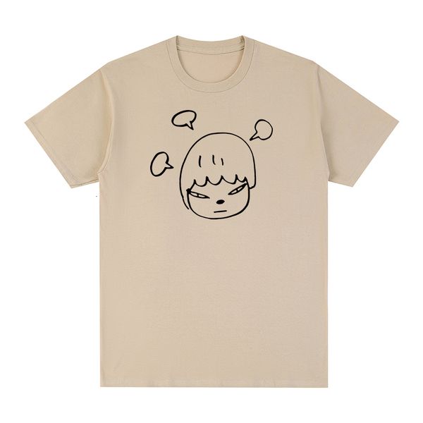

men's tracksuits yoshitomo nara dream t-shirt cotton men t shirt tee tshirt womens, Gray