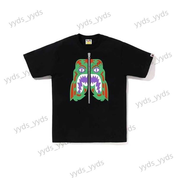 

men's t-shirts high street colors tiger tee camo ape tiger print short sleeve t-shirt for men 23ss t230424, White;black
