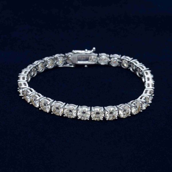 

moissanite 925 sterling silver d vvs diamond necklaces tennis chain bracelets