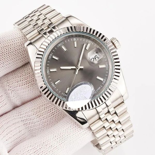 

mens watch designer watches datejust 41mm date just automatic watch mens perpetual watch orologio di lusso classic wristwatches day u1 aaaa, Slivery;brown