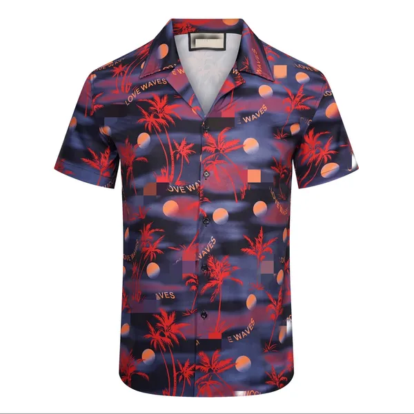

new designer shirts beach shorts mens fashion letter print bowling shirt casual shirts men short sleeve hawaii dress shirt business asian si, White;black