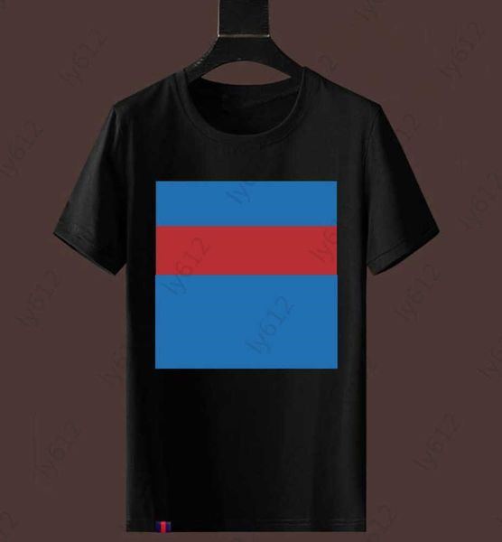 

mens designer black spring summer fashion leisure luxury classic brand pattern logo colorful printing pure cotton short sleeves streetwear, White;black