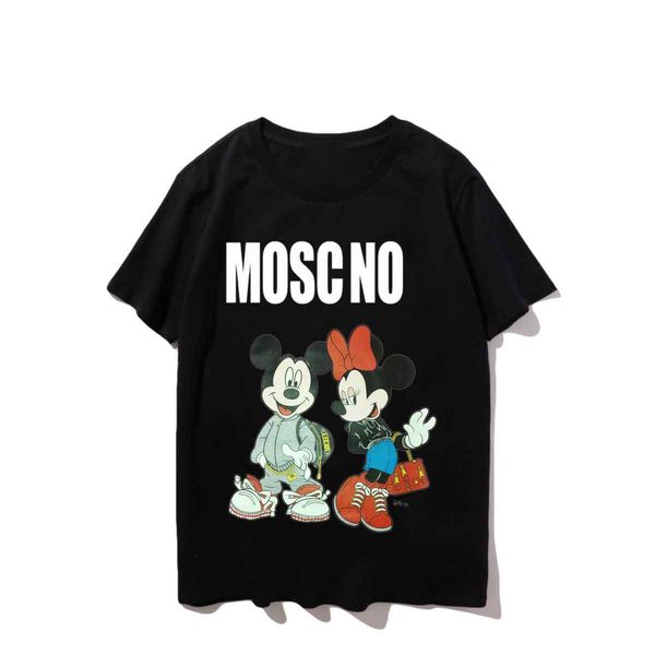 

moschiio mens t shirts womens designers t shirts fashion men tees spring auumnt us size s-xxl dw, White;black