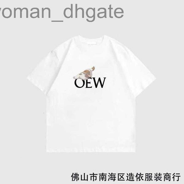 

men's t-shirts designer 23 spring/summer cartoon dog letter print t-shirt couple short sleeve l8lc l8lc, White;black