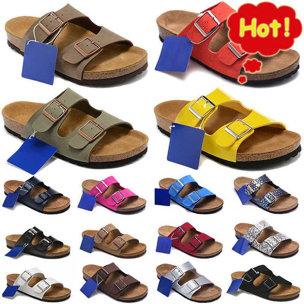 

birks sandals arizona slides men women slippers birko-flor nubuck leather suede clogs mocha black white grey beach shoes outdoor