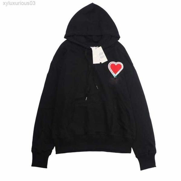 

designer sweatshirts mens luxury hoodie long sleeve shirts hoodies man women skateboard fashion clothing embroidery love letter coat casual, Black