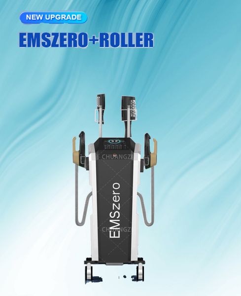 

two-in-one dls-emslim roller muscle building machine new rf 14 tesla high energy emzero shaping muscle gain