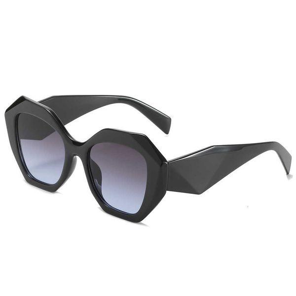 

fashion pradd cool sunglasses designer new fashion p-family and star's same polygonal candy color couple sunglasses, White;black