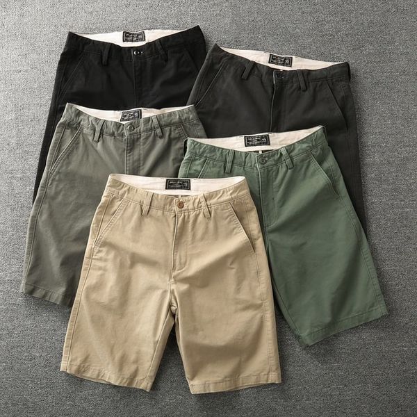 

men's shorts khaki shorts men summer casual shorts work wear street style lightweight breathe cool bermuda male brand no flexibility 23, White;black