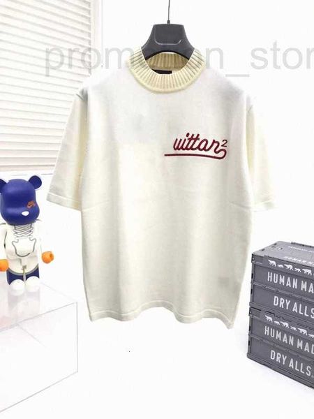 

men's plus size sweaters designer mens knit weave letters tee rs womens t shirts pattern embroidery man t-shirt short sleeve t-shirts o