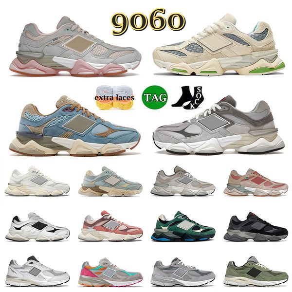 

designer 9060 men women running shoes bricks wood joe freshgoods bodega rain cloud grey sea salt blue haze cherry blossom black castlerock g
