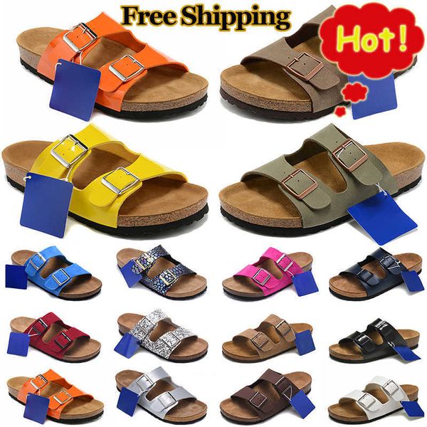 

birks sandals designer arizona slides boston men women slippers birko-flor nubuck leather suede clogs beach shoes outdoor indoor mocha black