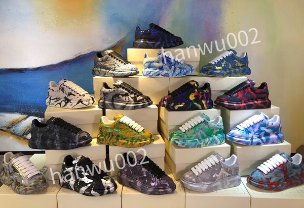 

2023 designer flat sneaker casual shoes denim canvas leather fashion platform mens womens low sneakers, Black