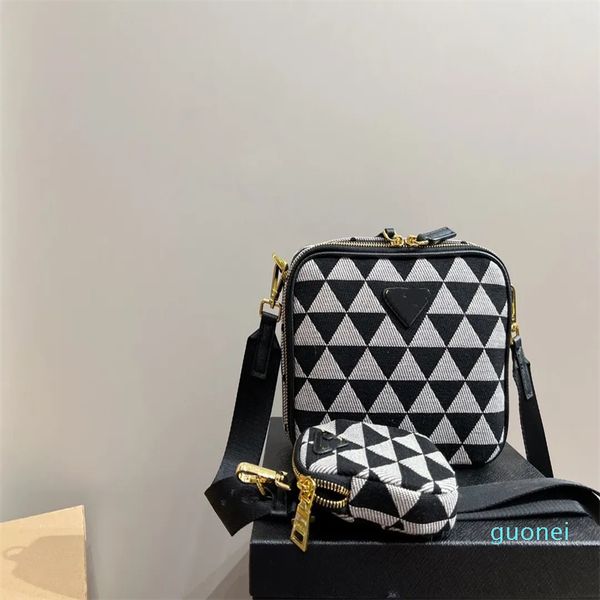 

prad bags triangle bag crossbody designer small symbole jacquard canvas handbags camera flap bags women luxury shoulder men bag fashion bran