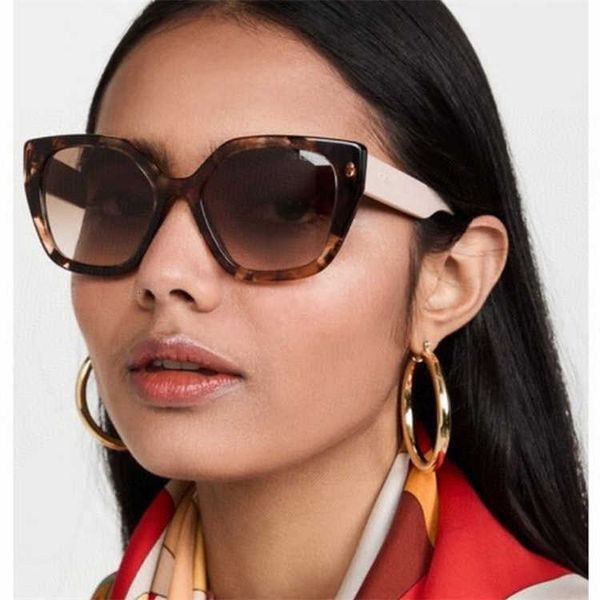 

Fashion Pradd cool sunglasses designer P's 2022 new Women's net red the same personalized square plate spr24xf