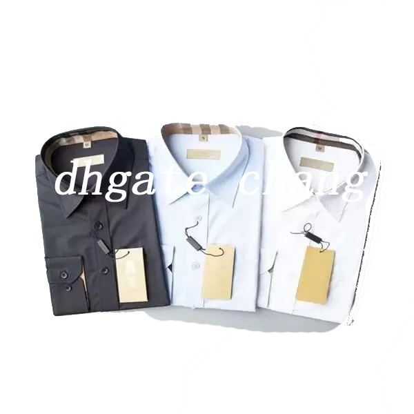 

designer mens formal business shirts fashion casual shirt long-sleeved shirt asian size -3xl 762589388, White;black