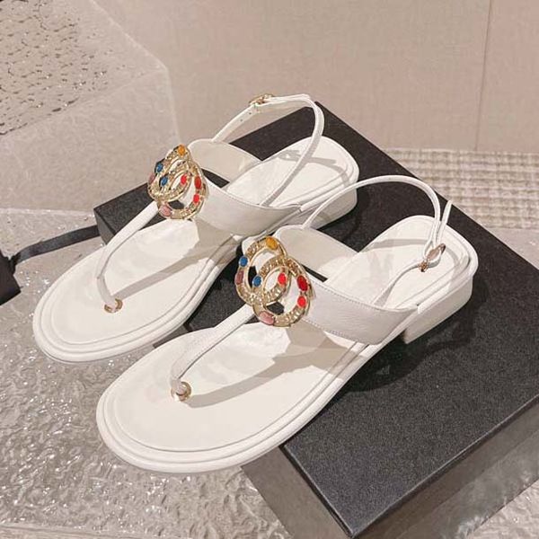 

designer women sandals womens colored diamond buckle slides style calf leather quilted fashion platform casual shoes 35-41 with box, Black