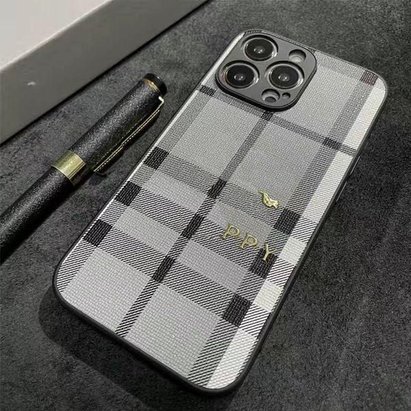 

phonecase for iphone 14 13 12 11 pro promax xsmax xr xs 6 7 8 plus brand designer leather mobile phone cases pu shell ultra cover 2304244pe, Silver