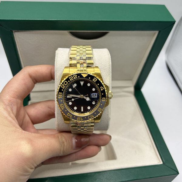 

mens watch u1 watch designer automatic sapphire 904L stainless steel ST9 watch vs luminous GMT Montre De Luxe watch Luxury mens watch DHgate watche root beer, 24