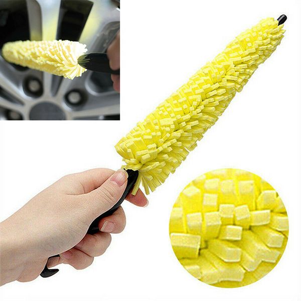 

car wheel clean brush tire rim cleaning tool auto scrub washing vehicle washer dust cleaner sponge car cleaning tools