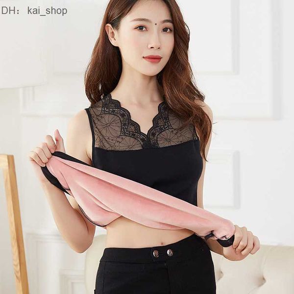 

knits & tees spring summer new korean sleeveless modal lace vest slim bottomed suspender large 31, White