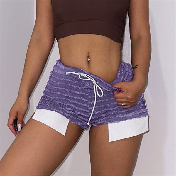 

women striped shorts summer fashion casual clothing high skinny clothes new shorts 9774, White;black
