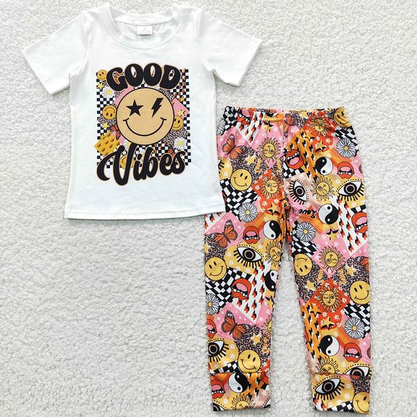 

new fashion baby boy clothes sets boutique short sleeve t-shirt long pants outfits milk silk kids clothing boys girls outfits wholesale bulk, White