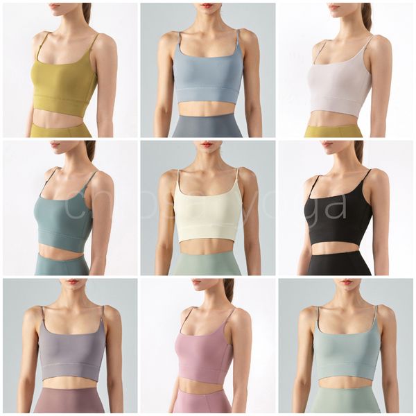 

built in bra fitness crop tank aloe yoga workout gym crop women naked-feel fitness sport athletic crop vest bras