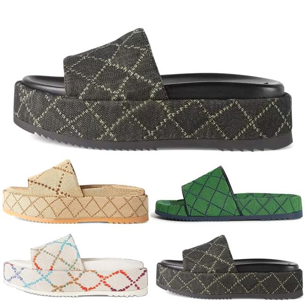 

2023 slippers designer popular family summer new flower flat sandals fashion beach women trend shoes, Black