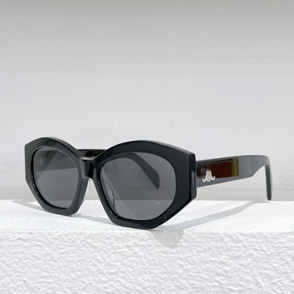 

new designer sunglasses men and women retro round style trend cat eye advanced sensitive face small anti-uv glasses, White;black