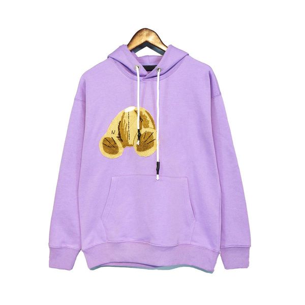 

23ss designer hoodie angel sweater palm hoodie couple teddy bear men's, Black