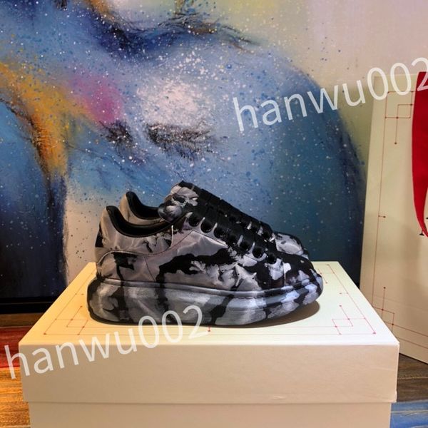 

new luxury designer flat sneaker casual shoes denim canvas leather fashion platform mens womens low sneakers, Black