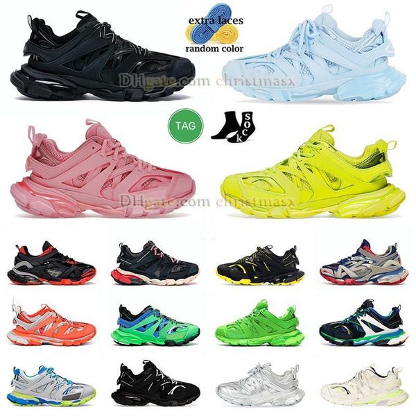 

designer casual shoes 3.0 sneaker tess s paris men women triple white black pink grey beige orange blue platform vintage famous 3 sneakers r