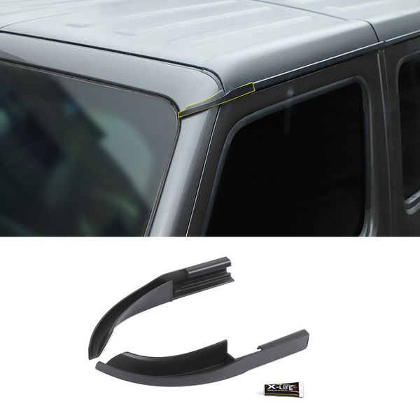 

car trim abs auto parts roof rainwater diversion channel for jl wrangler/jt gladiator *2c model 18 years+