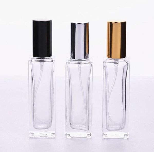 

30ml glass perfume bottle mini portable travel can be filled with perfume atomizer bottle color spray perfume pump shell